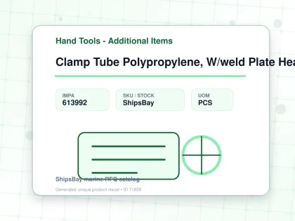 Clamp Tube Polypropylene, W/weld Plate Heavy 355.6mm - Hand Tools - Additional Items - IMPA 613992 - UOM PCS