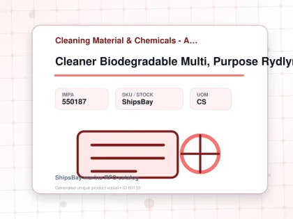 Cleaner Biodegradable Multi, Purpose Rydlyme 3.8ltrx4 - Cleaning Material & Chemicals - Additional Items - IMPA 550187 - UOM CS