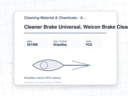 Cleaner Brake Universal, Weicon Brake Cleaner 10l - Cleaning Material & Chemicals - Additional Items - IMPA 551580 - UOM PCS