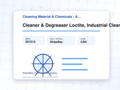 Cleaner & Degreaser Loctite, Industrial Cleaner 7013 5ltr - Cleaning Material & Chemicals - Additional Items - IMPA 551515 - UOM CAN