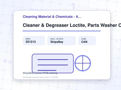 Cleaner & Degreaser Loctite, Parts Washer Cleaner 7012 5ltr - Cleaning Material & Chemicals - Additional Items - IMPA 551513 - UOM CAN