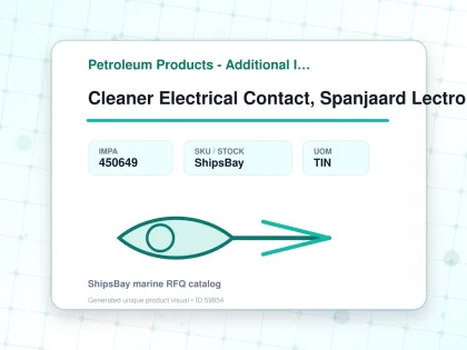 Cleaner Electrical Contact, Spanjaard Lectro Kleen 200ml - Petroleum Products - Additional Items - IMPA 450649 - UOM TIN