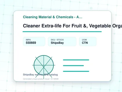 Cleaner Extra-life For Fruit &, Vegetable Orgacure 500gx3 - Cleaning Material & Chemicals - Additional Items - IMPA 550669 - UOM CTN