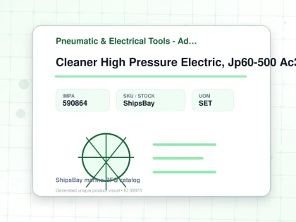 Cleaner High Pressure Electric, Jp60-500 Ac380-440v 20hp 50hz - Pneumatic & Electrical Tools - Additional Items - IMPA 590864 - UOM SET