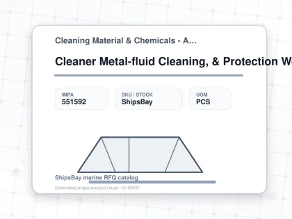 Cleaner Metal-fluid Cleaning, & Protection Weicon 500ml - Cleaning Material & Chemicals - Additional Items - IMPA 551592 - UOM PCS