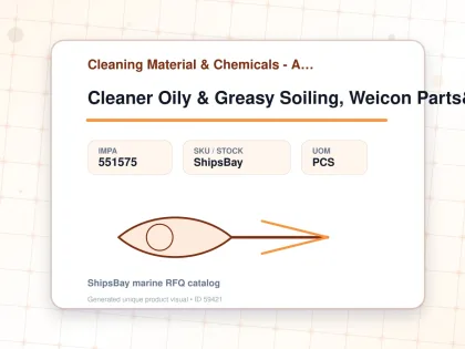 Cleaner Oily & Greasy Soiling, Weicon Parts&ass'y Cleaner 10l - Cleaning Material & Chemicals - Additional Items - IMPA 551575 - UOM PCS