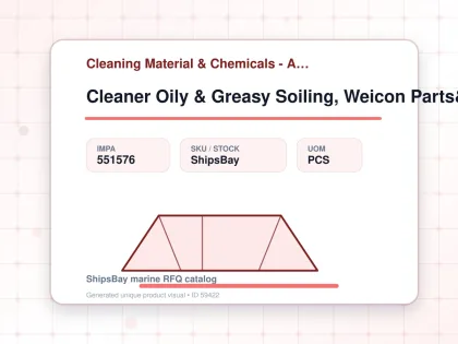 Cleaner Oily & Greasy Soiling, Weicon Parts&ass'y Cleaner 30l - Cleaning Material & Chemicals - Additional Items - IMPA 551576 - UOM PCS