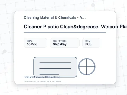 Cleaner Plastic Clean&degrease, Weicon Plastic Cleaner 10l - Cleaning Material & Chemicals - Additional Items - IMPA 551568 - UOM PCS