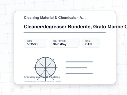 Cleaner/degreaser Bonderite, Grato Marine Cleaner 1ltr - Cleaning Material & Chemicals - Additional Items - IMPA 551533 - UOM CAN