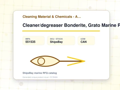 Cleaner/degreaser Bonderite, Grato Marine Polish 1kg - Cleaning Material & Chemicals - Additional Items - IMPA 551535 - UOM CAN