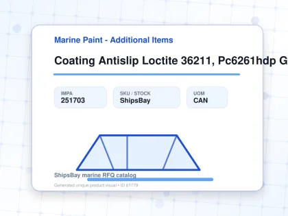 Coating Antislip Loctite 36211, Pc6261hdp Green 0.95gal - Marine Paint - Additional Items - IMPA 251703 - UOM CAN