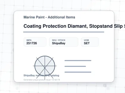 Coating Protection Diamant, Stopstand Slip 5kgs - Marine Paint - Additional Items - IMPA 251726 - UOM SET