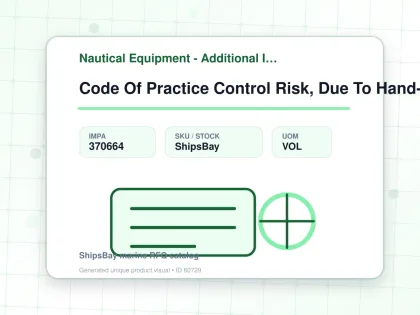 Code Of Practice Control Risk, Due To Hand-transmit Cx-270 - Nautical Equipment - Additional Items - IMPA 370664 - UOM VOL