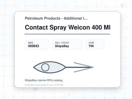 Contact Spray Weicon 400 Ml - Petroleum Products - Additional Items - IMPA 450843 - UOM TIN