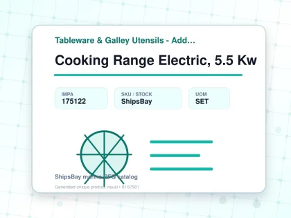 Cooking Range Electric, 5.5 Kw - Tableware & Galley Utensils - Additional Items - IMPA 175122 - UOM SET