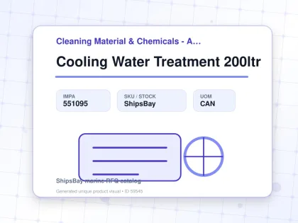 Cooling Water Treatment 200ltr - Cleaning Material & Chemicals - Additional Items - IMPA 551095 - UOM CAN