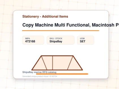 Copy Machine Multi Functional, Macintosh Printable A-3 Ac220v - Stationery - Additional Items - IMPA 472168 - UOM SET