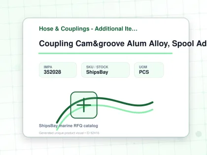 Coupling Cam&groove Alum Alloy, Spool Adaptor 1-1/2" - Hose & Couplings - Additional Items - IMPA 352028 - UOM PCS
