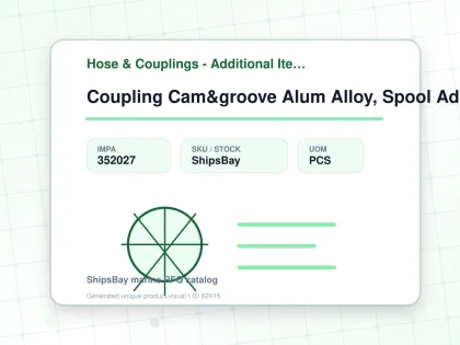 Coupling Cam&groove Alum Alloy, Spool Adaptor 1-1/4" - Hose & Couplings - Additional Items - IMPA 352027 - UOM PCS