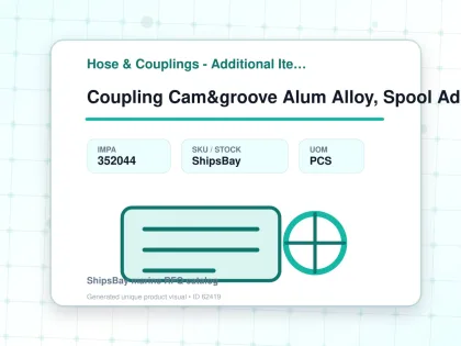 Coupling Cam&groove Alum Alloy, Spool Adaptor 4" - Hose & Couplings - Additional Items - IMPA 352044 - UOM PCS