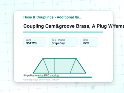 Coupling Cam&groove Brass, A Plug W/female Thread 2" - Hose & Couplings - Additional Items - IMPA 351720 - UOM PCS
