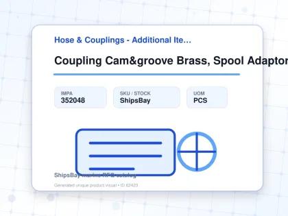 Coupling Cam&groove Brass, Spool Adaptor 1-1/4" - Hose & Couplings - Additional Items - IMPA 352048 - UOM PCS