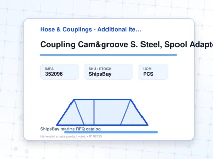 Coupling Cam&groove S. Steel, Spool Adaptor 2" - Hose & Couplings - Additional Items - IMPA 352096 - UOM PCS