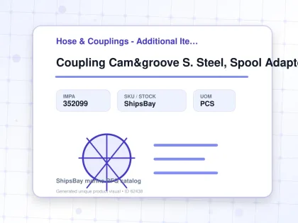 Coupling Cam&groove S. Steel, Spool Adaptor 4" - Hose & Couplings - Additional Items - IMPA 352099 - UOM PCS