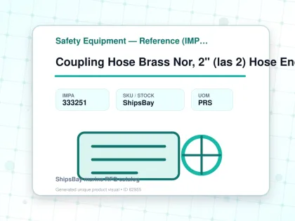Coupling Hose Brass Nor, 2" (las 2) Hose End 38mm - Safety Equipment — Reference (IMPA) - IMPA 333251 - UOM PRS