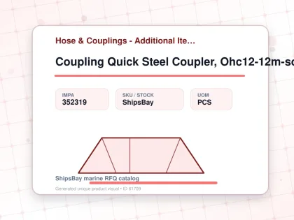Coupling Quick Steel Coupler, Ohc12-12m-so Male 3/4 No Valve - Hose & Couplings - Additional Items - IMPA 352319 - UOM PCS