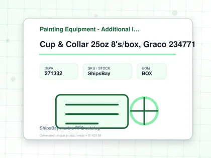 Cup & Collar 25oz 8's/box, Graco 234771 - Painting Equipment - Additional Items - IMPA 271332 - UOM BOX
