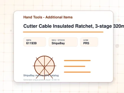 Cutter Cable Insulated Ratchet, 3-stage 320mm Capacity-60mm - Hand Tools - Additional Items - IMPA 611939 - UOM PRS