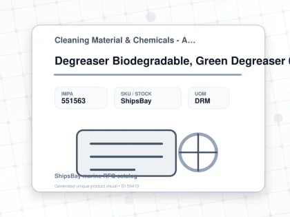 Degreaser Biodegradable, Green Degreaser 68 200ltr - Cleaning Material & Chemicals - Additional Items - IMPA 551563 - UOM DRM
