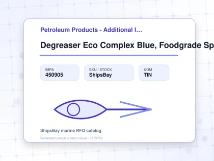 Degreaser Eco Complex Blue, Foodgrade Spray Crc 750ml - Petroleum Products - Additional Items - IMPA 450905 - UOM TIN