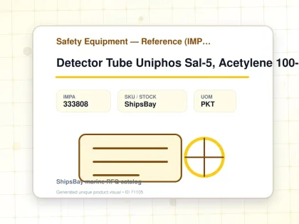Detector Tube Uniphos Sal-5, Acetylene 100-5000ppm 10's/pkt - Safety Equipment — Reference (IMPA) - IMPA 333808 - UOM PKT