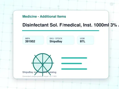 Disinfectant Sol. F/medical, Inst. 1000ml 3% Aqueous Phenol - Medicine - Additional Items - IMPA 391952 - UOM BTL