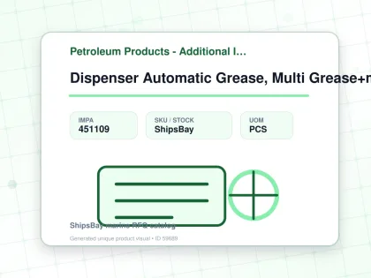 Dispenser Automatic Grease, Multi Grease+mos2 Sl02 250ml - Petroleum Products - Additional Items - IMPA 451109 - UOM PCS