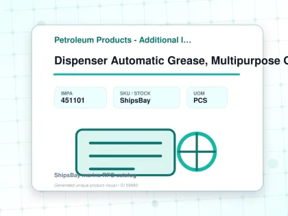 Dispenser Automatic Grease, Multipurpose Grease Sl01 30ml - Petroleum Products - Additional Items - IMPA 451101 - UOM PCS