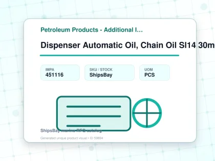 Dispenser Automatic Oil, Chain Oil Sl14 30ml - Petroleum Products - Additional Items - IMPA 451116 - UOM PCS