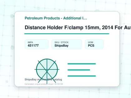 Distance Holder F/clamp 15mm, 2014 For Auto Grease Dispenser - Petroleum Products - Additional Items - IMPA 451177 - UOM PCS