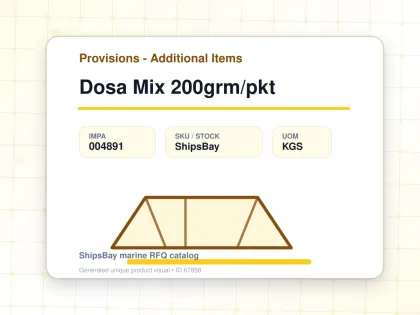 Dosa Mix 200grm/pkt - Provisions - Additional Items - IMPA 004891 - UOM KGS