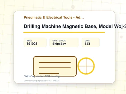 Drilling Machine Magnetic Base, Model Woj-3200 110-120v - Pneumatic & Electrical Tools - Additional Items - IMPA 591008 - UOM SET