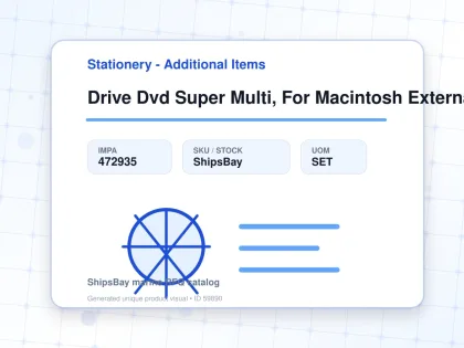 Drive Dvd Super Multi, For Macintosh External Type - Stationery - Additional Items - IMPA 472935 - UOM SET