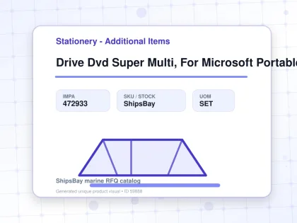 Drive Dvd Super Multi, For Microsoft Portable Type - Stationery - Additional Items - IMPA 472933 - UOM SET