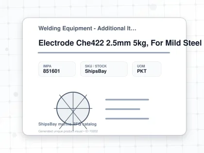 Electrode Che422 2.5mm 5kg, For Mild Steel - Welding Equipment - Additional Items - IMPA 851601 - UOM PKT