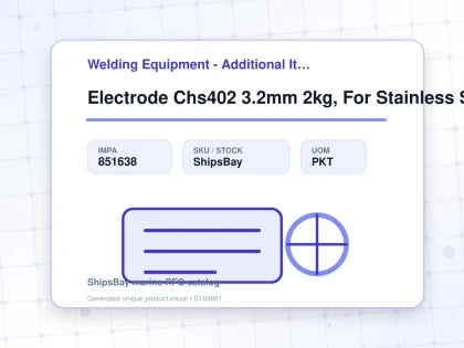 Electrode Chs402 3.2mm 2kg, For Stainless Steel - Welding Equipment - Additional Items - IMPA 851638 - UOM PKT