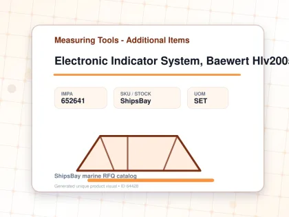 Electronic Indicator System, Baewert Hlv2005mk 0-300bar - Measuring Tools - Additional Items - IMPA 652641 - UOM SET