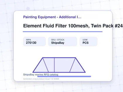 Element Fluid Filter 100mesh, Twin Pack #244468 - Painting Equipment - Additional Items - IMPA 270130 - UOM PCS