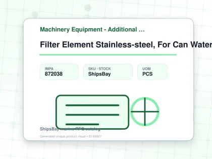 Filter Element Stainless-steel, For Can Water Filter Dia 500mm - Machinery Equipment - Additional Items - IMPA 872038 - UOM PCS