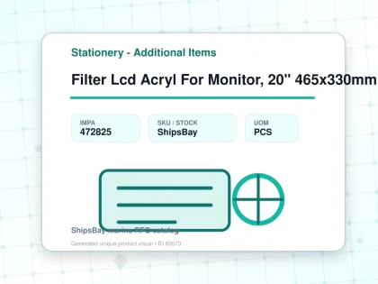 Filter Lcd Acryl For Monitor, 20" 465x330mm - Stationery - Additional Items - IMPA 472825 - UOM PCS